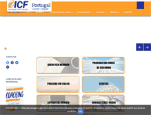 Tablet Screenshot of icfportugal.com
